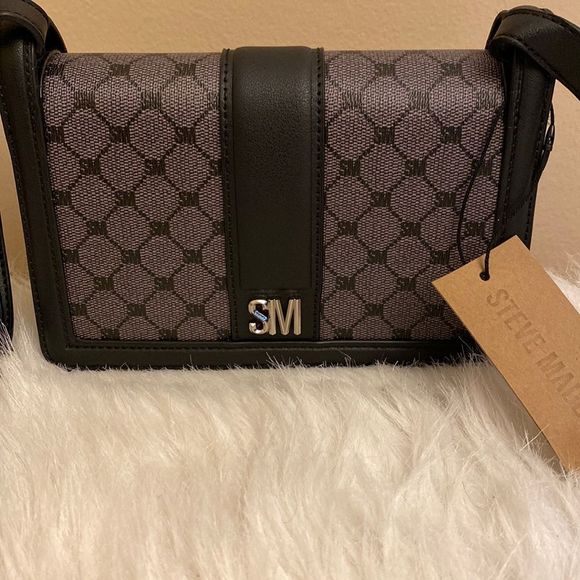 Steve Madden Handbags - NWT Steve Madden (bkole) Black/Gray Crossbody